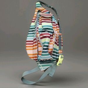 Kavu Rope Sling Bag Multi Color November Stripe? EUC 2023' Model Style